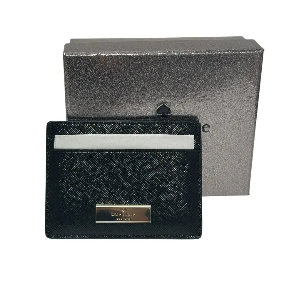 Kate Spade Kenzie Boxed Small Card holder Black